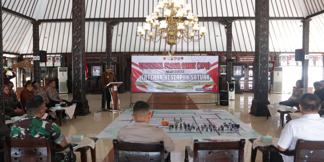 TFG Polres Purbalingga Perkuat Pelayanan Pengamanan Humanis Jelang May Day