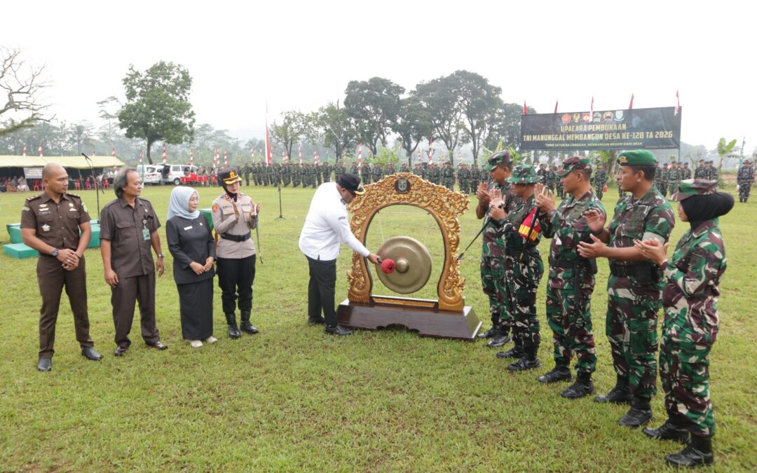 TMMD Reguler ke-128 Resmi Dibuka di Desa Krangean, Fokus Bangun SDM Selain Infrastruktur