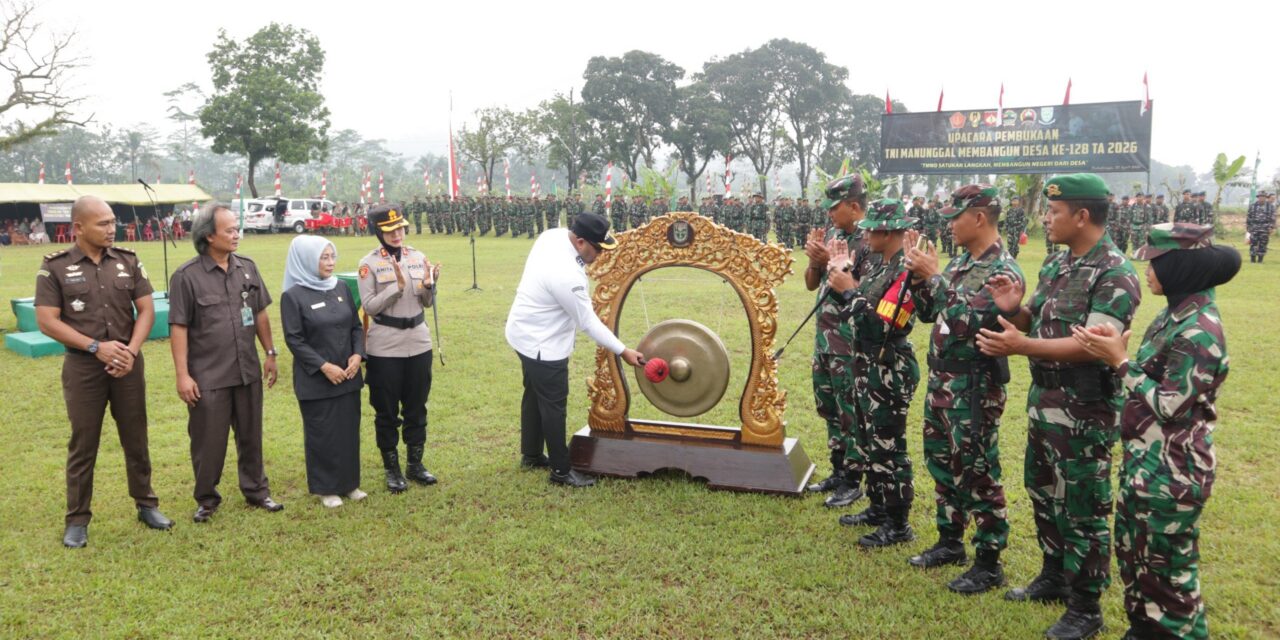 TMMD Reguler ke-128 Resmi Dibuka di Desa Krangean, Fokus Bangun SDM Selain Infrastruktur