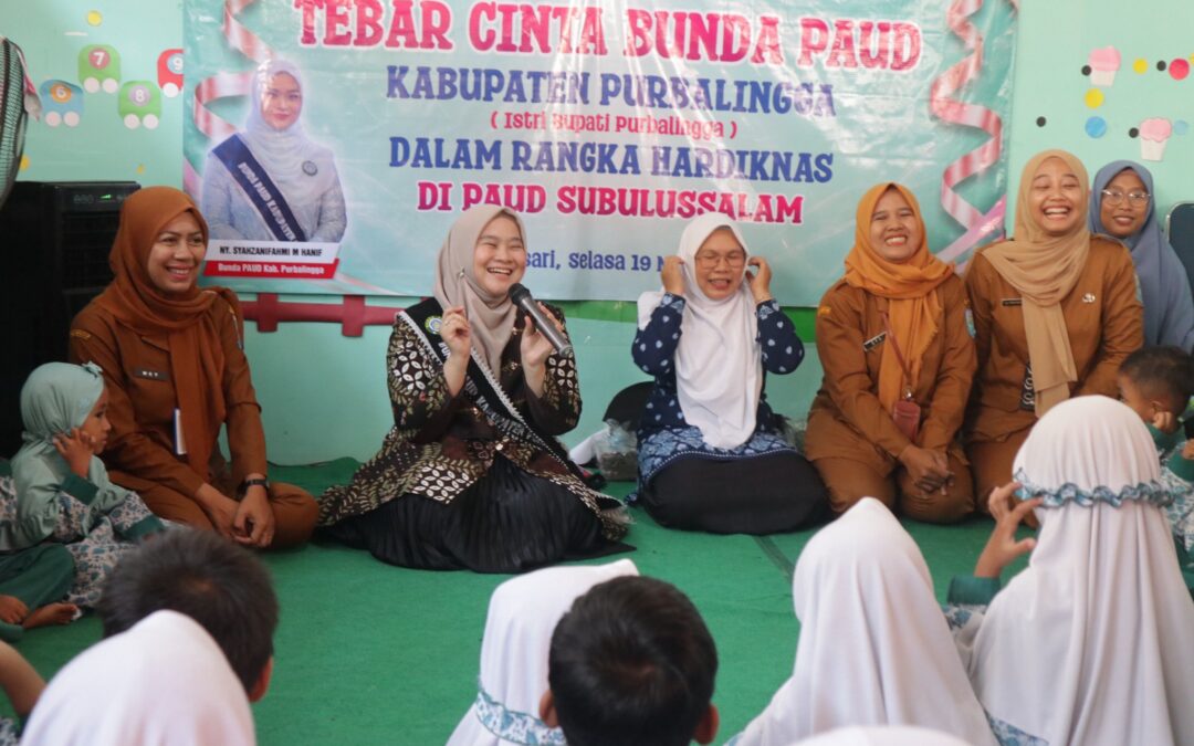 “Kalau Kagum Ucap Subhanallah”, Pesan Bunda Hani untuk Anak-anak PAUD Kutasari