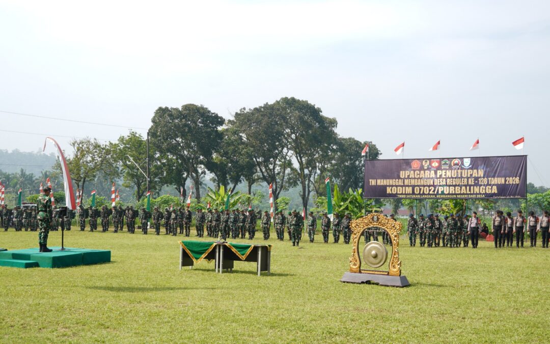 TMMD Reguler Ke-128 di Purbalingga Ditutup, Jalan Baru dan Infrastruktur Kini Dinikmati Warga