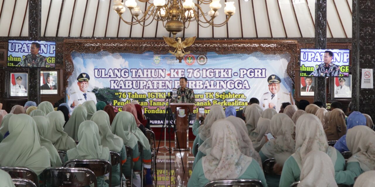 Hadiri HUT IGTKI PGRI, Bupati Fahmi Tegaskan Pendidikan Adalah Investasi Terbaik Daerah