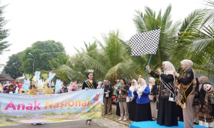 Bunda PAUD Lepas 610 Anak Berkostum Unik di Karnaval HAN 2026