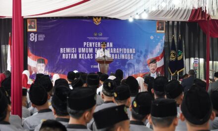 101 Warga Binaan Rutan Dapat Remisi, Bupati Fahmi: Jangan Ulangi Kesalahan Lagi