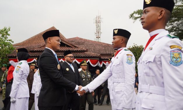 Tugas Tuntas, Paskibraka Purbalingga Dapat Apresiasi dan Pesan Masa Depan dari Bupati