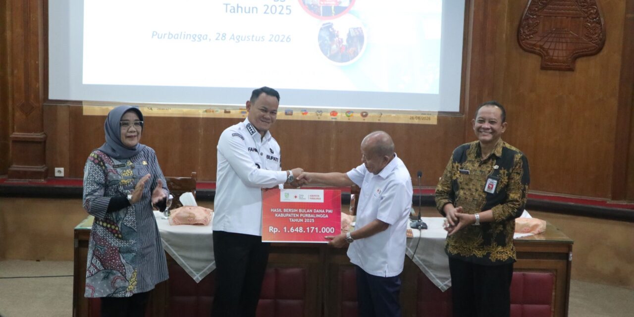Bulan Dana PMI Purbalingga Serahkan Rp1,648 Miliar untuk Kemanusiaan