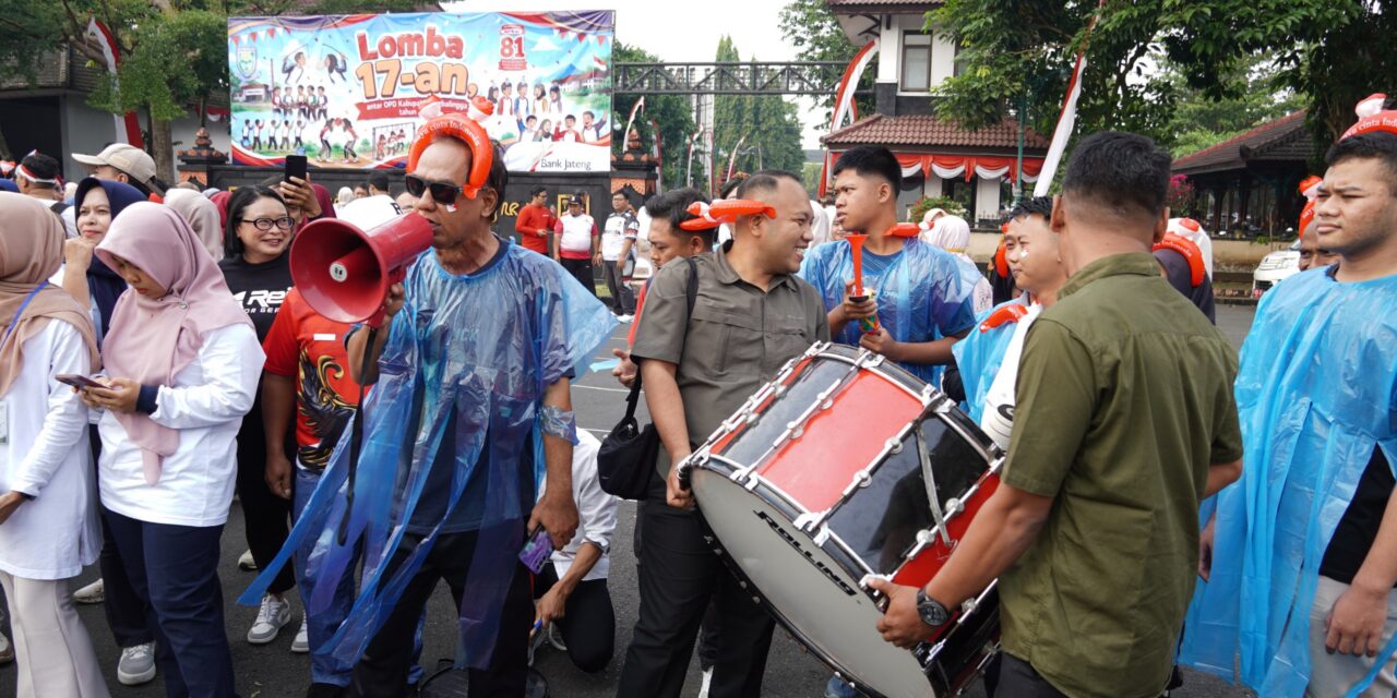 Semarak Lomba 17-an, Ratusan ASN dan Pegawai BUMD Adu Kekompakan