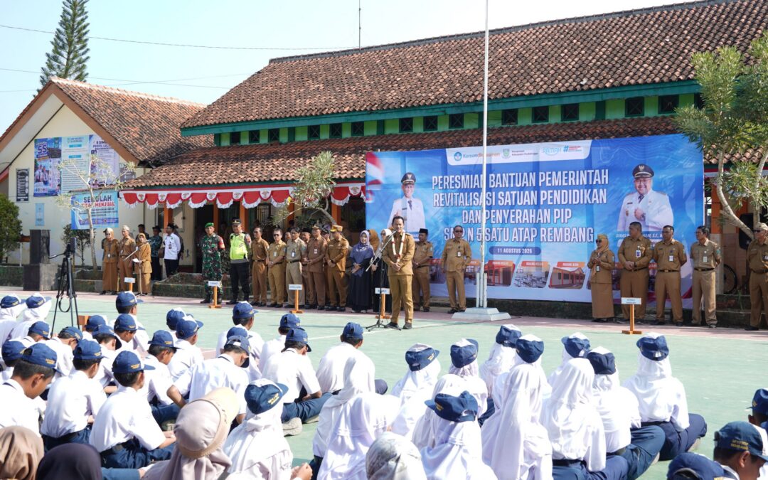 Siswa Sempat Belajar di Masjid, SMPN 5 Satap Rembang Direvitalisasi Rp 1,7 M