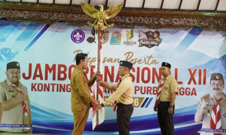 Bupati Fahmi Lepas 40 Pramuka ke Jamnas XII 2026, Pesan Jaga Nama Baik Daerah