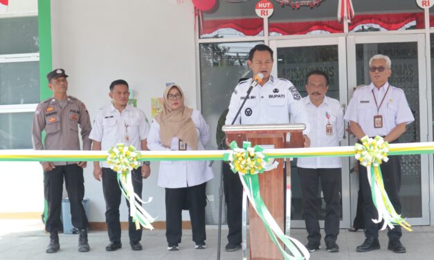 Puskesmas Serayu Larangan Kini Lebih Nyaman, Bupati Fahmi Resmikan Gedung Baru