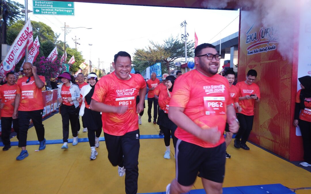 Bersama 1.500 Pelari, Bupati-Wabup Purbalingga Ramaikan Eka Surya Run
