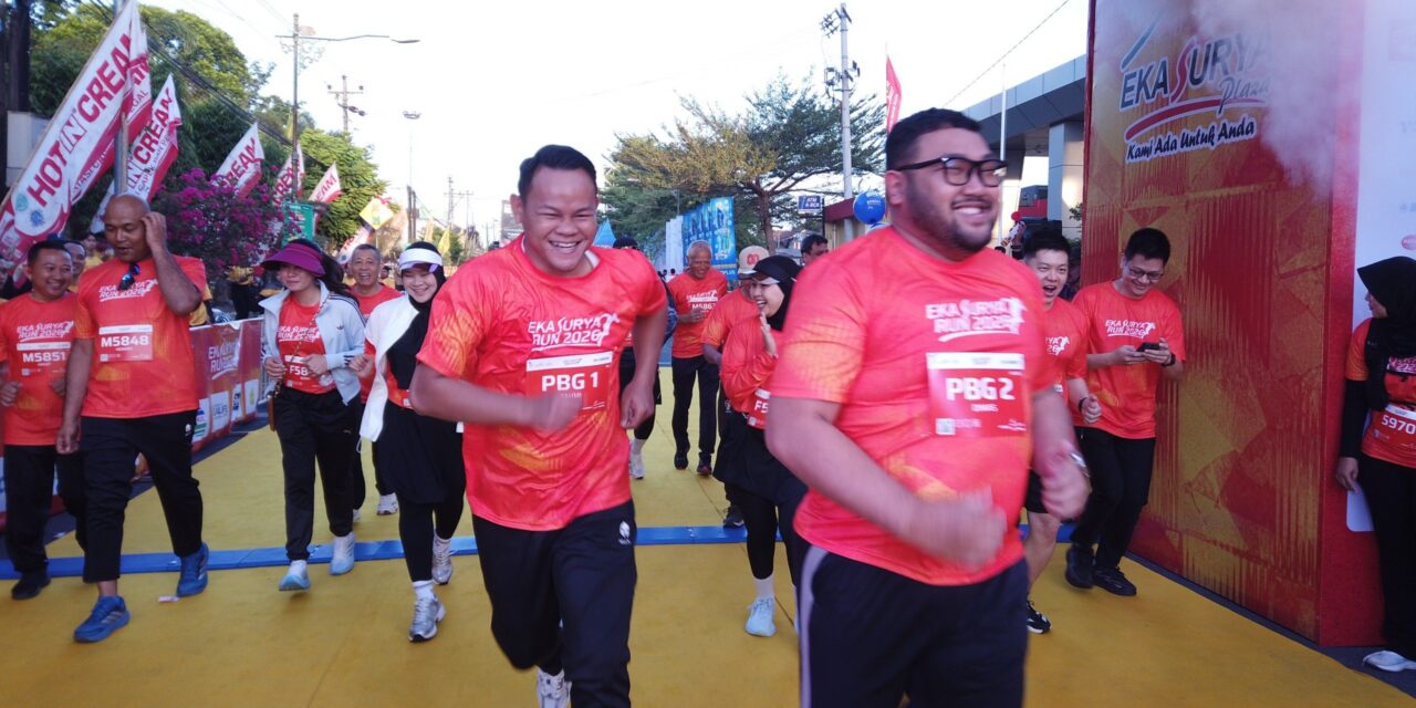 Bersama 1.500 Pelari, Bupati-Wabup Purbalingga Ramaikan Eka Surya Run