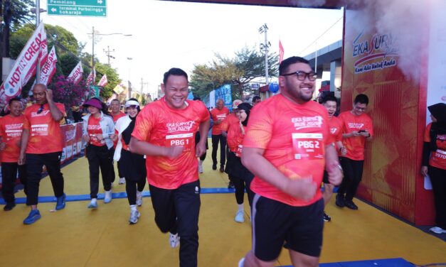 Bersama 1.500 Pelari, Bupati-Wabup Purbalingga Ramaikan Eka Surya Run