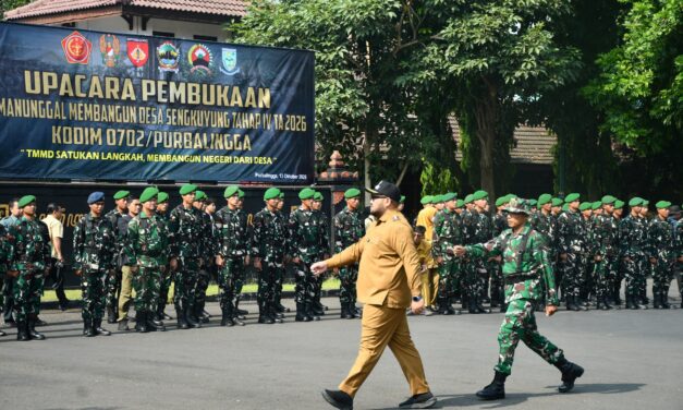 TMMD Sengkuyung IV Dimulai, Jalan Baru Sepanjang 715 Meter Segera Dibangun di Bantarbarang