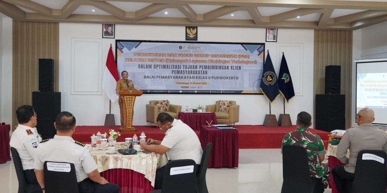 KELAYAN BINTER Dikukuhkan, Purbalingga Perkuat Pembinaan Klien Pemasyarakatan